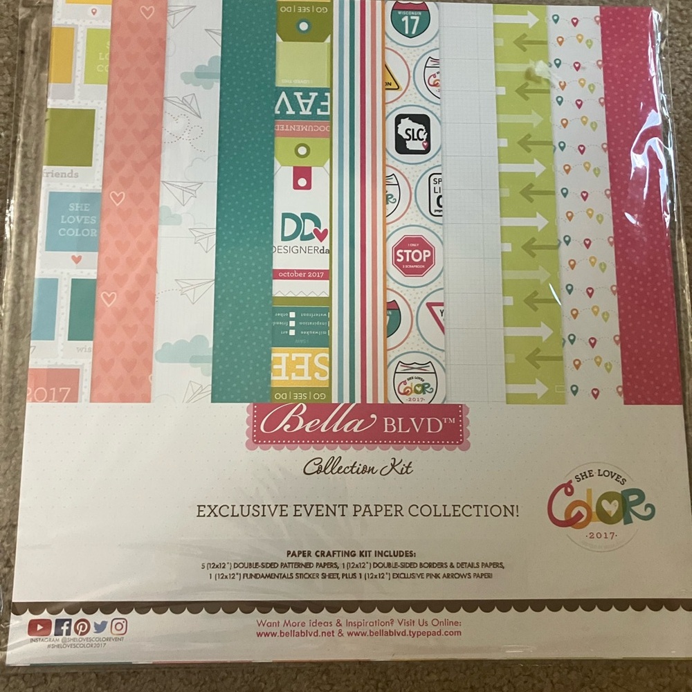 Bella blvd Exclusive Event Paper Collection Kit